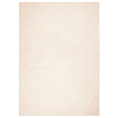 Teppich HUARTE Kurzflor Weich und Waschbar Beige 120x170 cm
