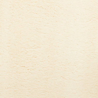 Teppich HUARTE Kurzflor Weich und Waschbar Creme 80x150 cm