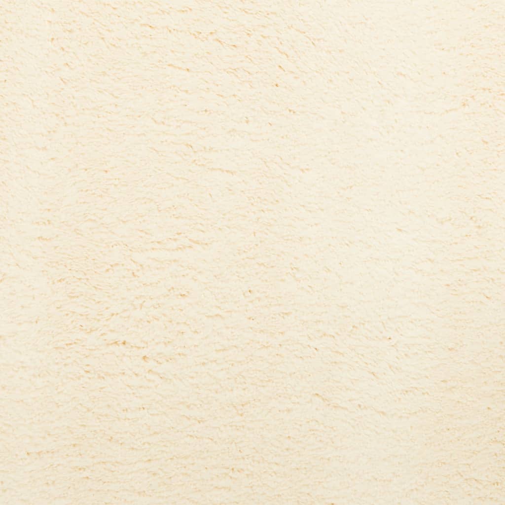 Teppich HUARTE Kurzflor Weich und Waschbar Creme 240x340 cm