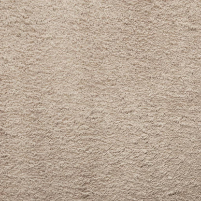 Teppich HUARTE Kurzflor Weich und Waschbar Sandfarben 200x280cm