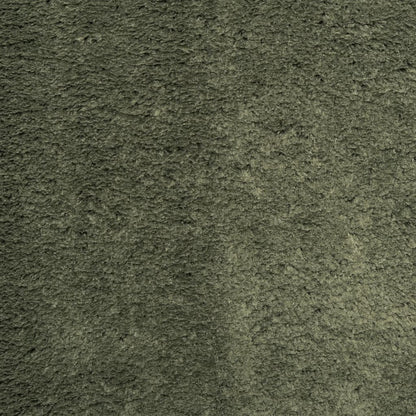 Rug HUARTE Green 160 x 160 cm 100% Polyester Flach Waschbar