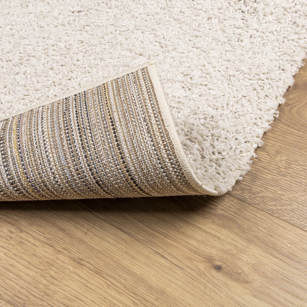 Shaggy rug PAMPLONA deep pile modern cream 100x200 cm