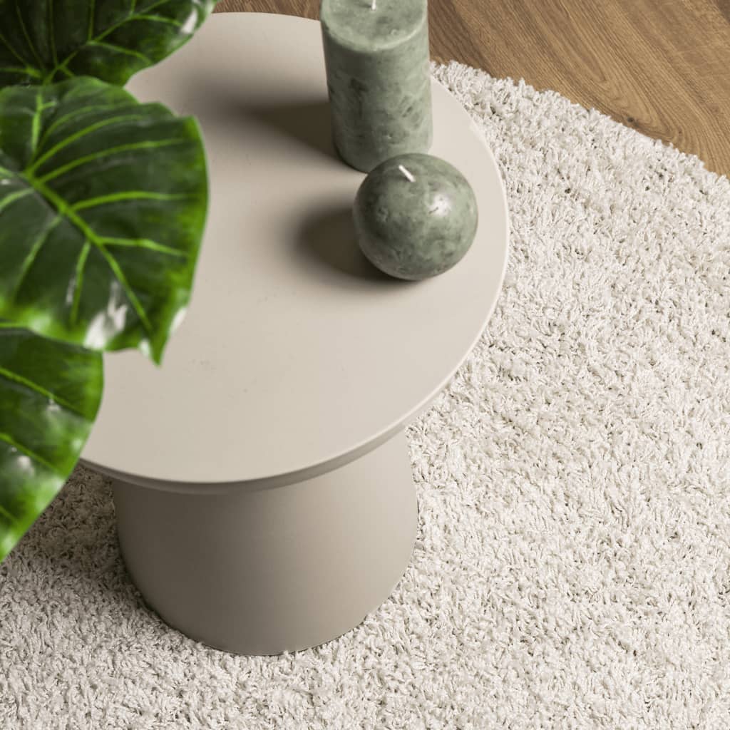 Shaggy rug PAMPLONA deep pile modern cream 100x200 cm