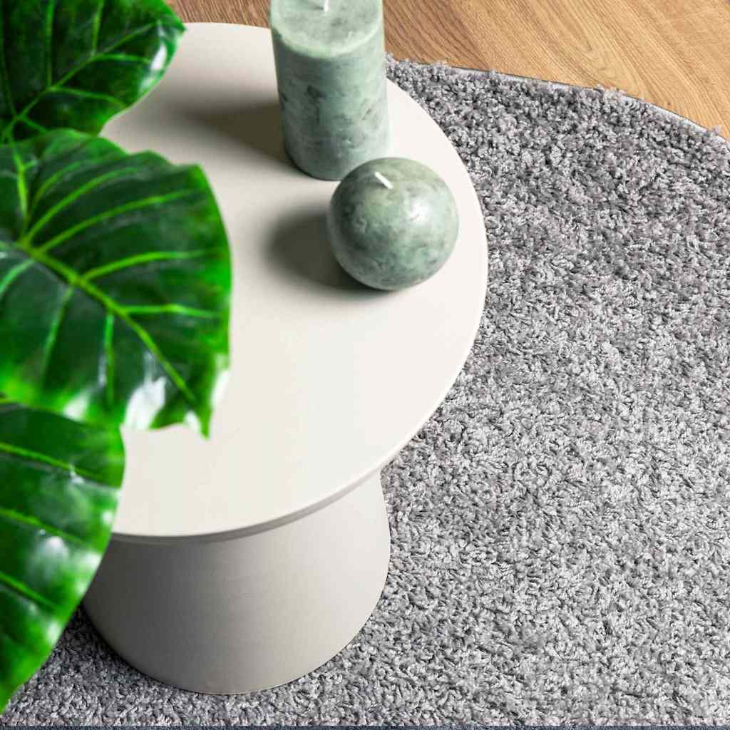 Shaggy-Teppich PAMPLONA Hochflor Modern Grau 80x200 cm