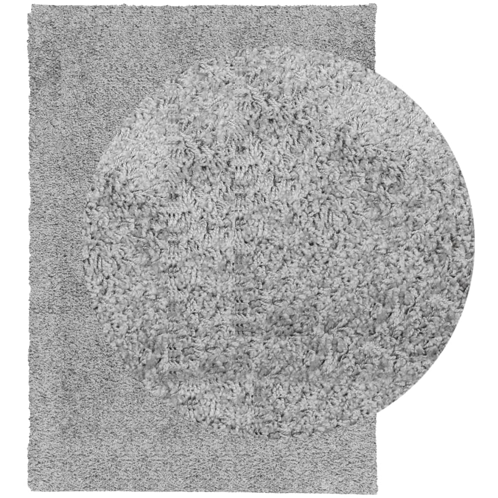 Shaggy Carpet PAMPLONA Deep Pile Modern Grey 200x280 cm