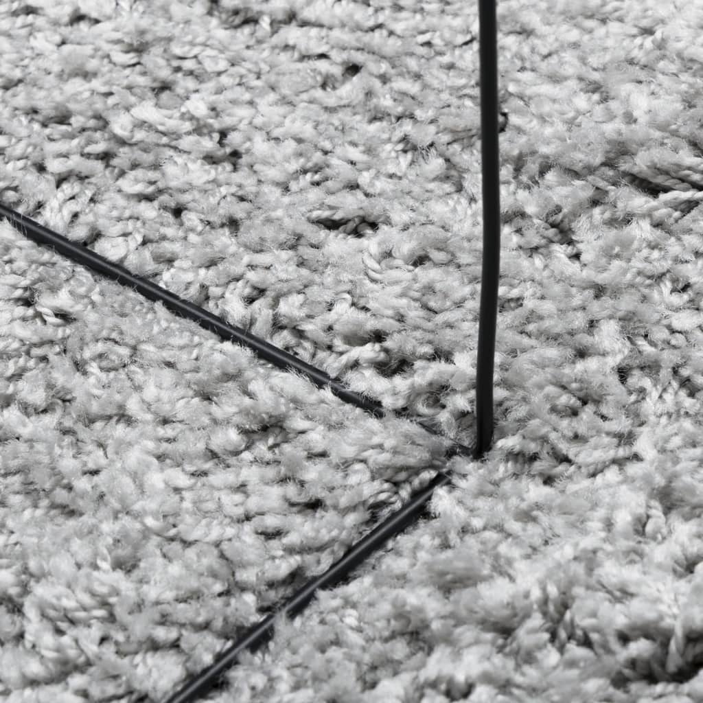 Shaggy Carpet PAMPLONA Deep Pile Modern Grey 200x280 cm