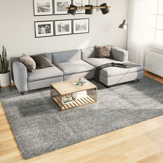 Tapis Shaggy Poils Longs Moderne Vert 240x340 cm