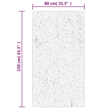 Teppich IZA Kurzflor Skandinavischer Look Grau 80x150 cm