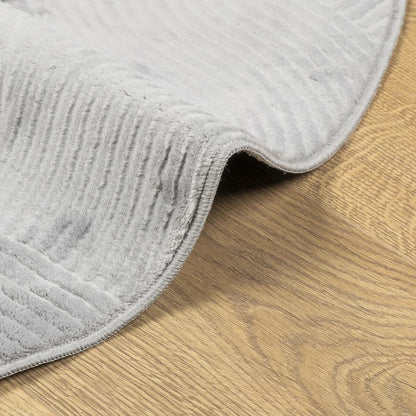 Teppich IZA Kurzflor Skandinavischer Look Grau Ø 160 cm