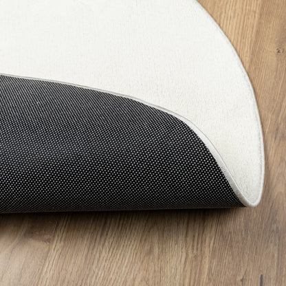 Teppich OVIEDO Kurzflor Creme Ø 160 cm