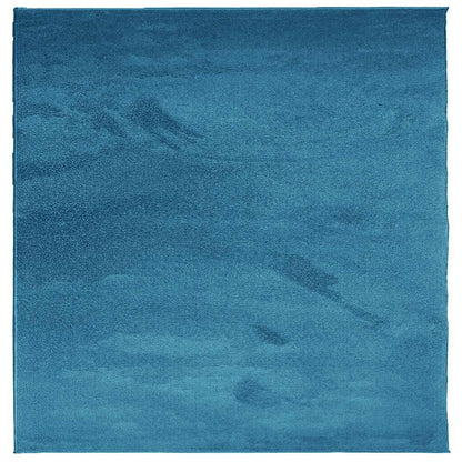 Teppich OVIEDO Kurzflor Türkis 240x240 cm