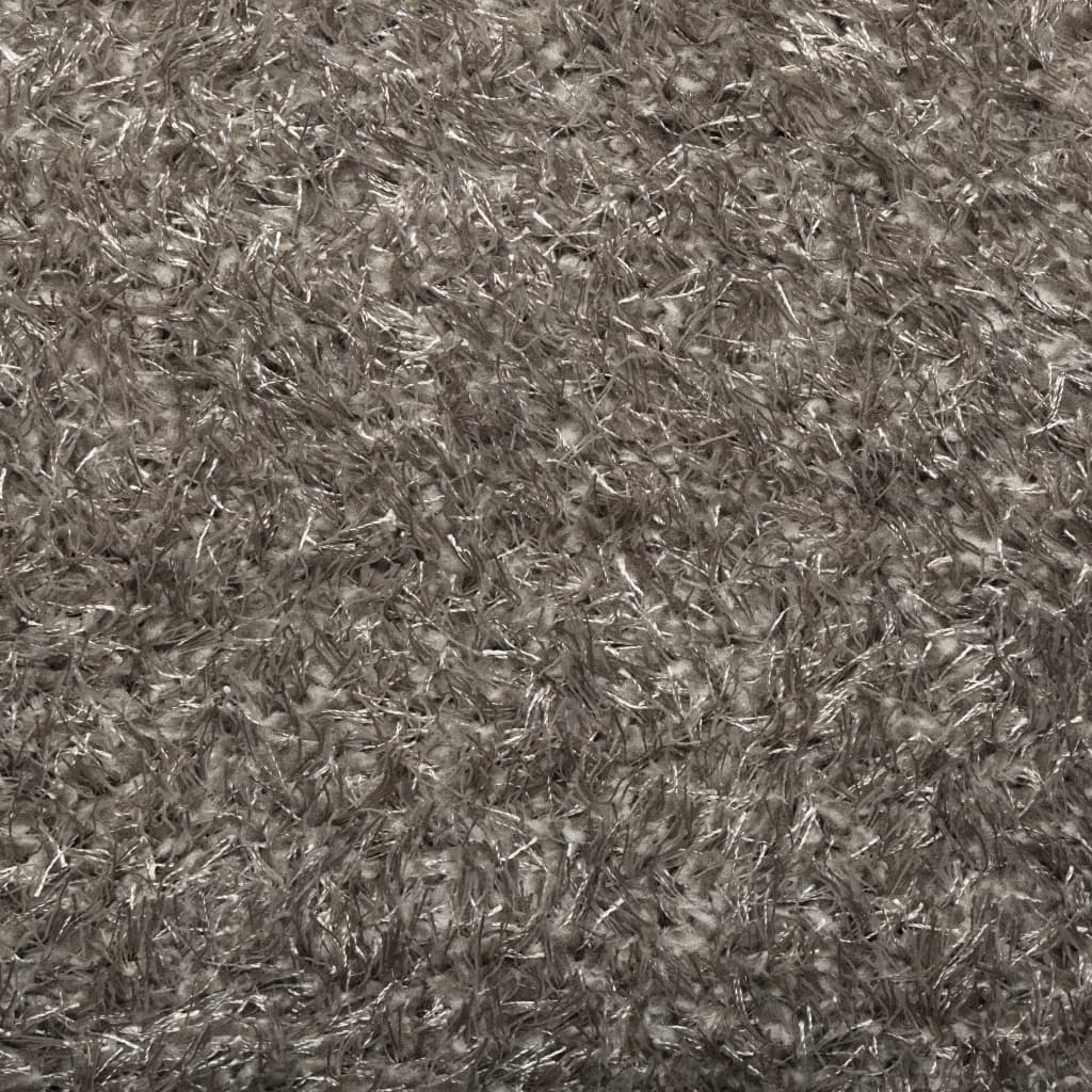 Carpet ISTAN Deep Pile Glossy Grey 80x150 cm