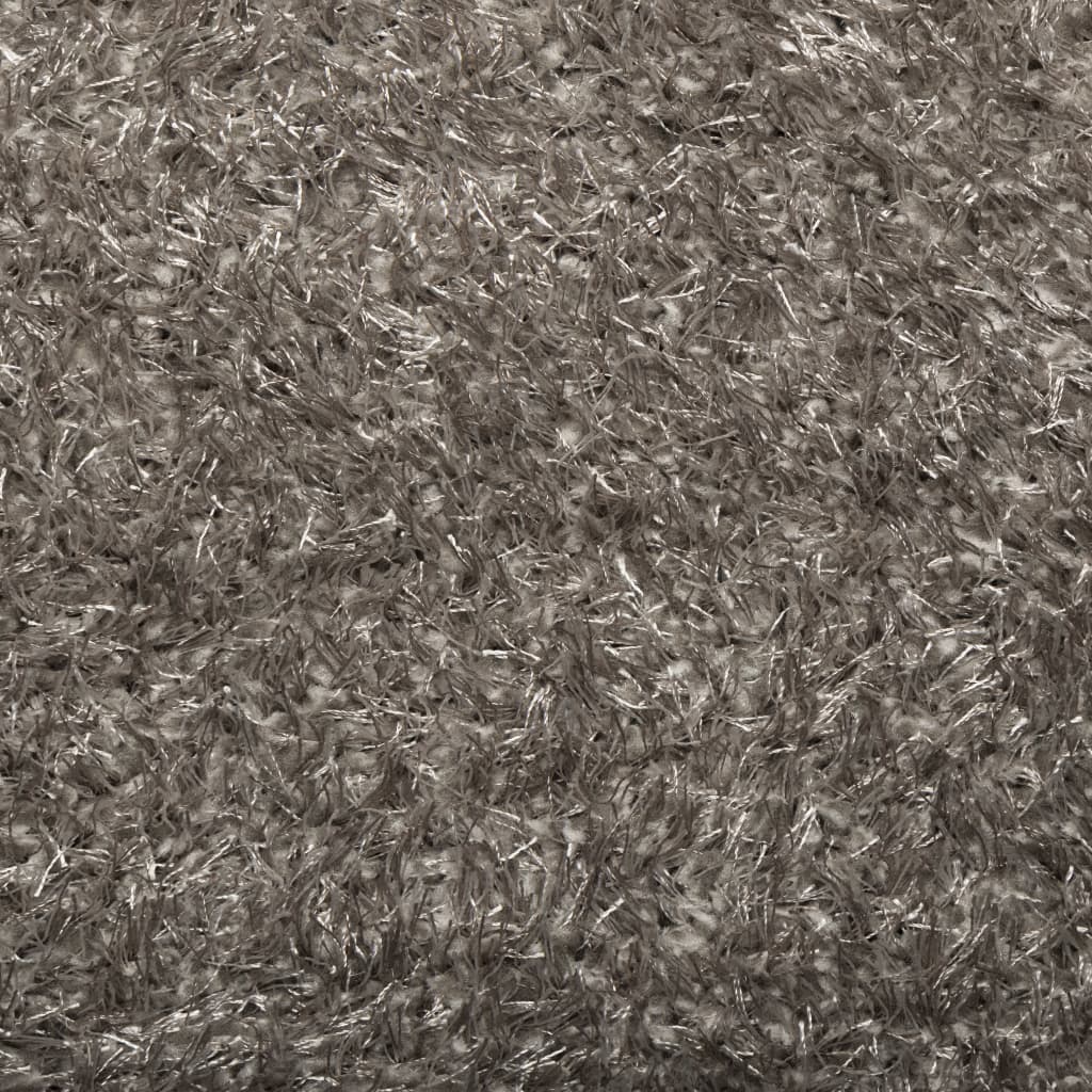 Carpet ISTAN Deep Pile Glossy Grey 140x200 cm