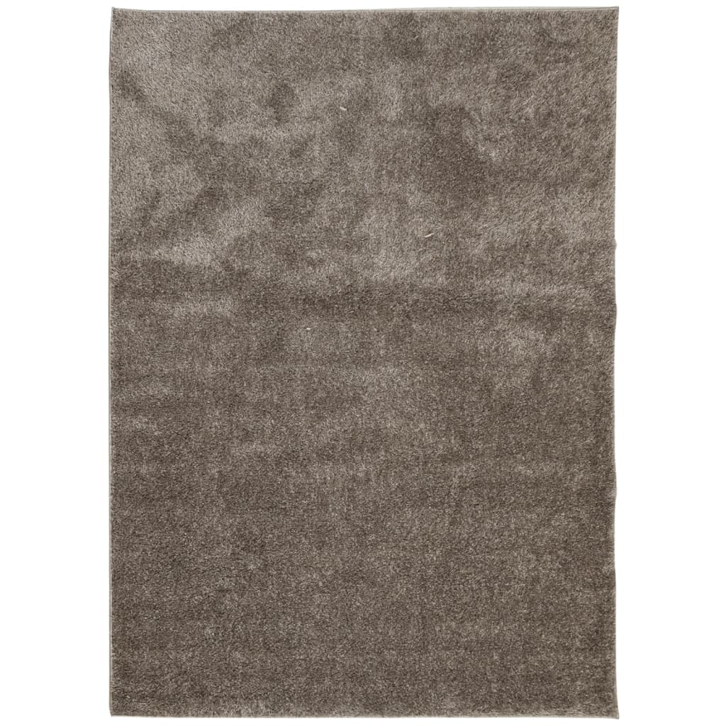 Carpet ISTAN Deep Pile Glossy Grey 200x280 cm