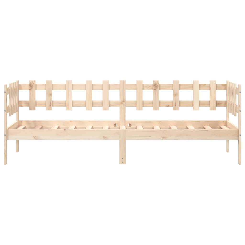 Lit de repos sans matelas 80x200 cm en pin massif