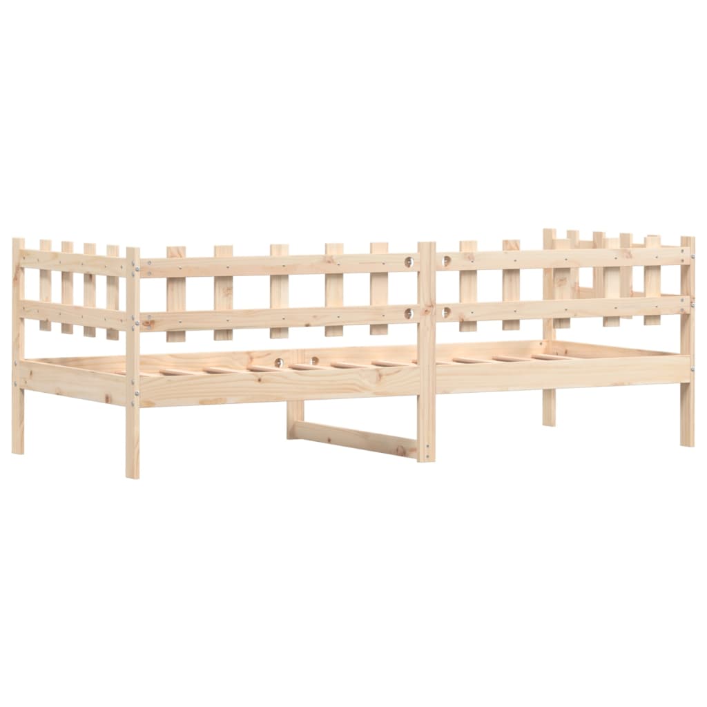 Lit de repos sans matelas 80x200 cm en pin massif