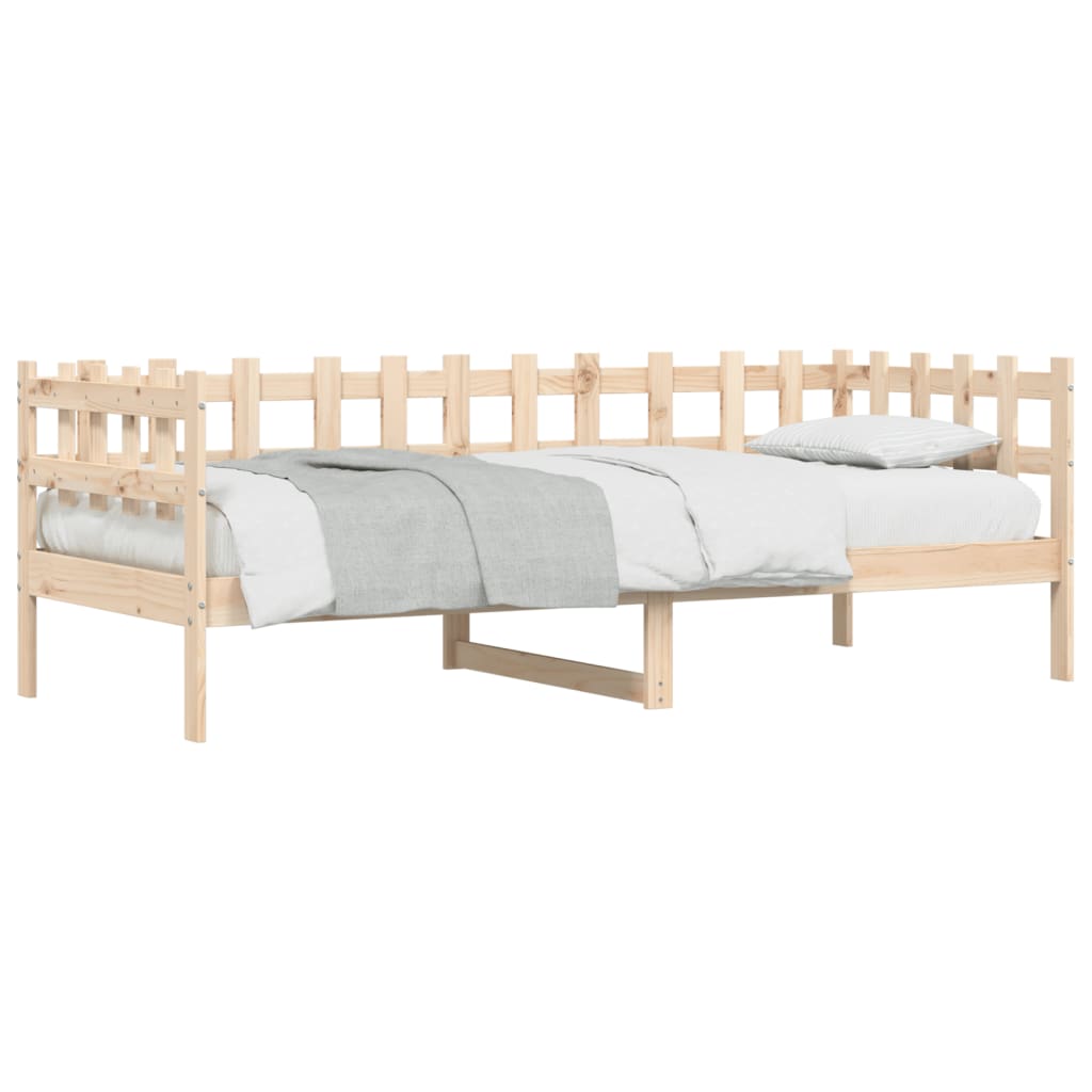 Lit de repos sans matelas 90x200 cm en pin massif