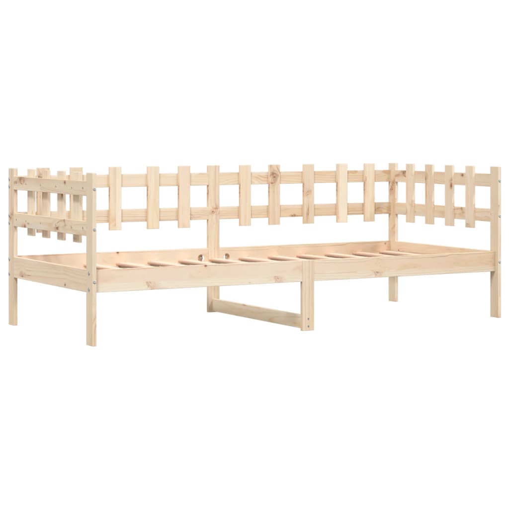 Lit de repos sans matelas 90x200 cm en pin massif