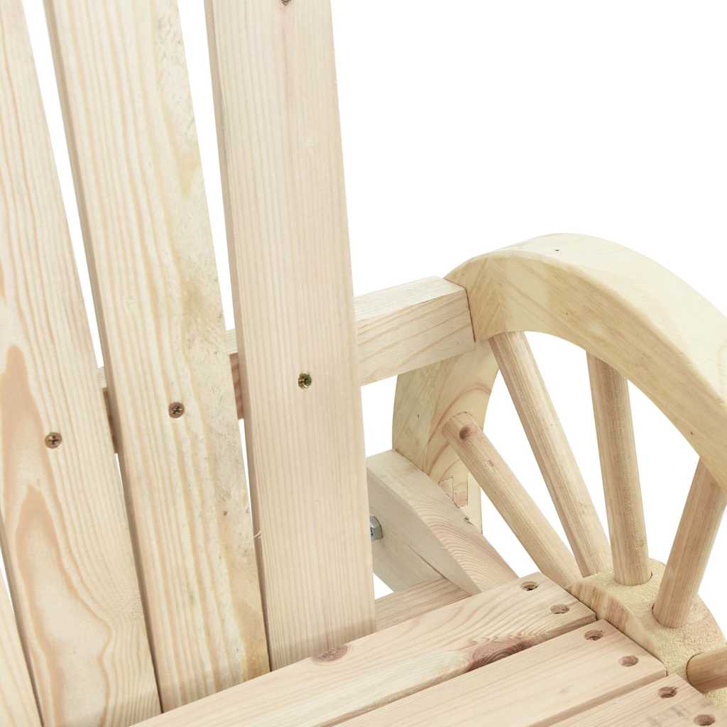 Adirondack-Gartenstuhl 2-Sitzer Massivholz Tanne