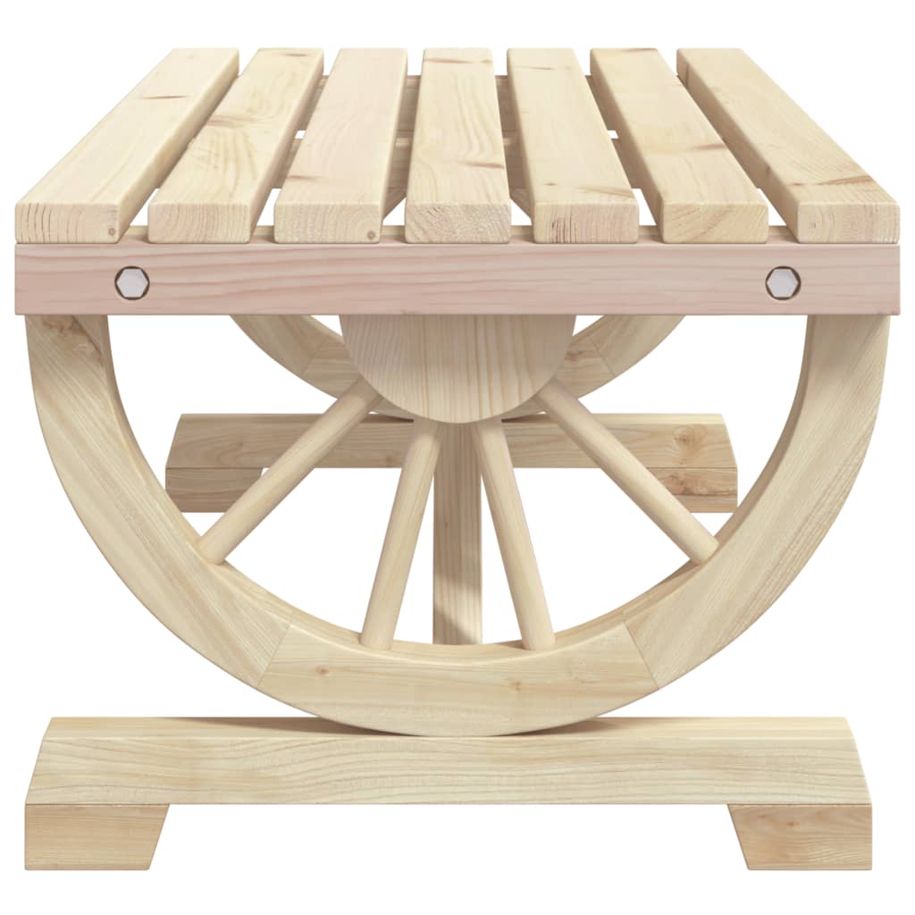 Table basse de jardin 90x50x40 cm en bois de sapin massif