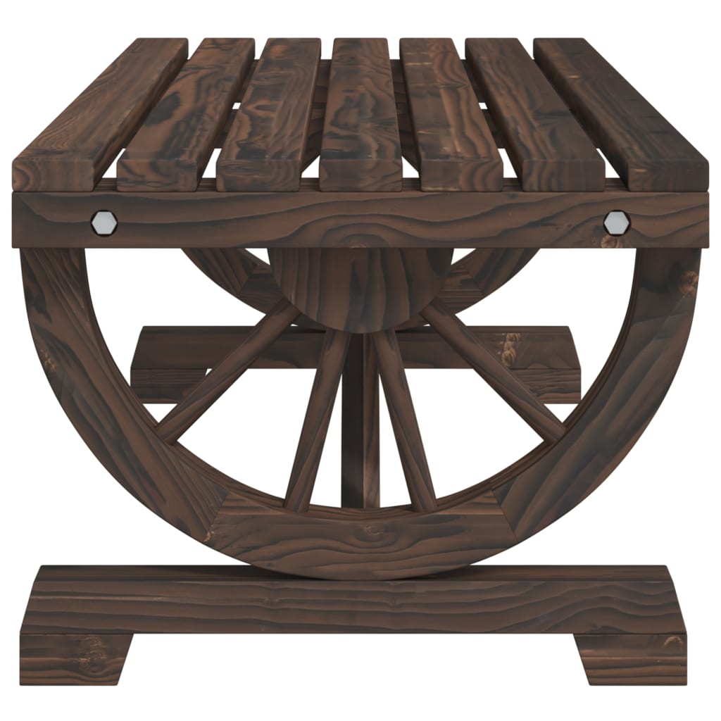 Table basse de jardin 90x50x40 cm en bois de sapin massif