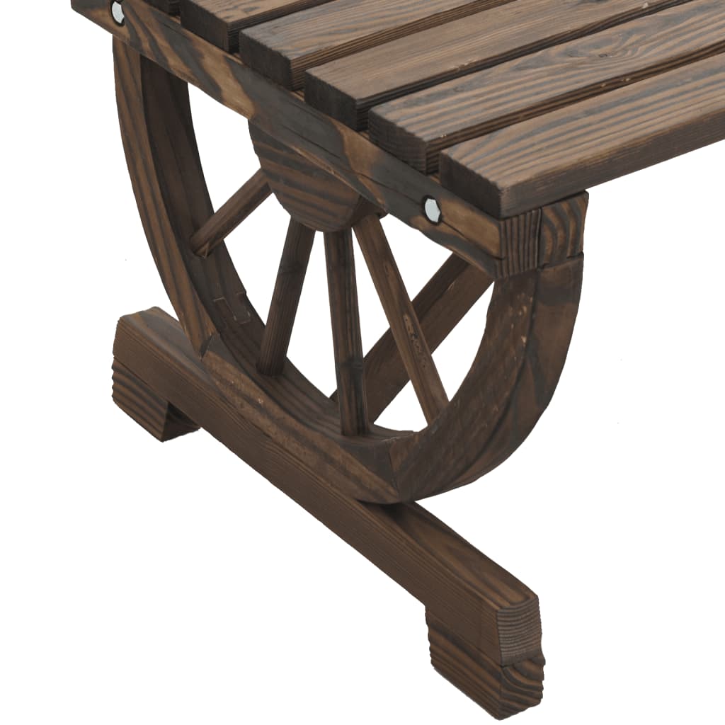 Table basse de jardin 90x50x40 cm en bois de sapin massif