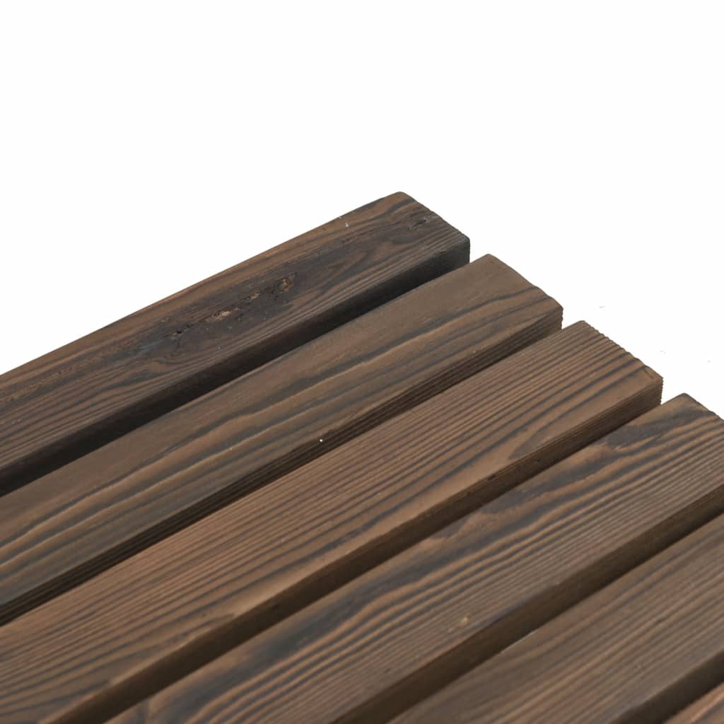 Table basse de jardin 90x50x40 cm en bois de sapin massif