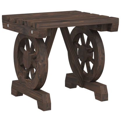 Garten-Fußhocker 40x36,5x38,5 cm Massivholz Tanne