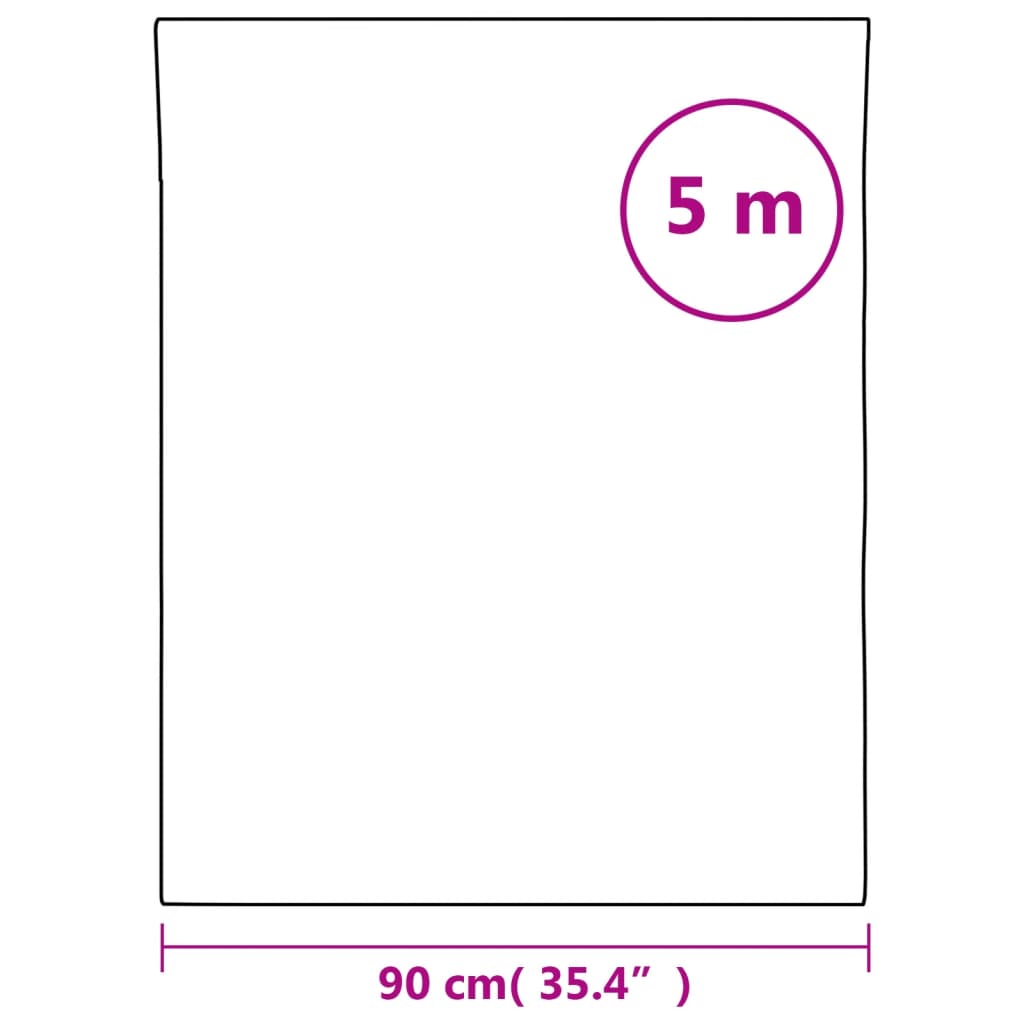 Fensterfolie Milchweiß 90x500 cm PVC