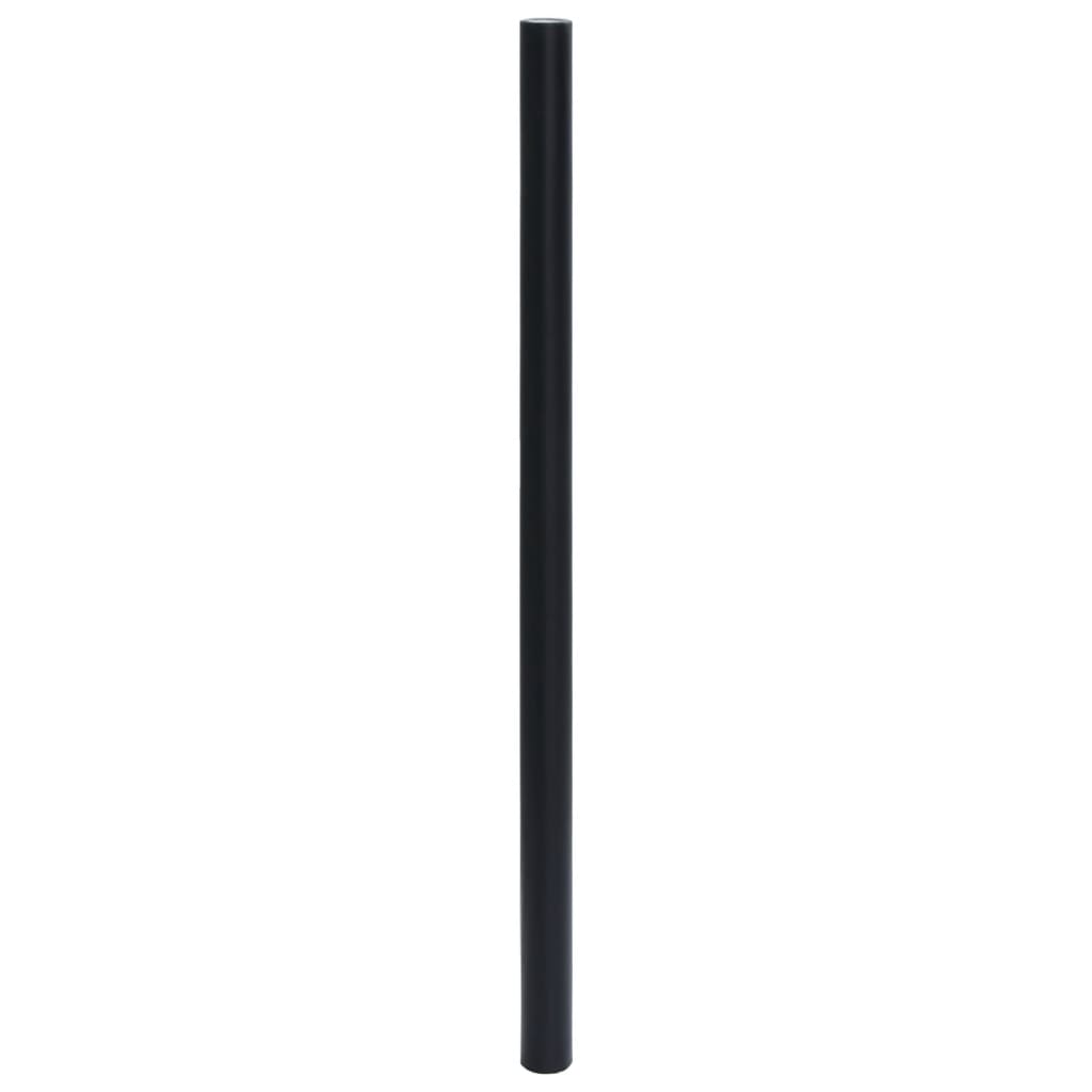Möbelaufkleber Selbstklebend Mattschwarz 90x500 cm PVC