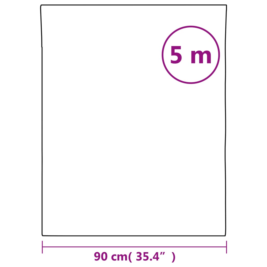 Möbelaufkleber Selbstklebend Mattschwarz 90x500 cm PVC