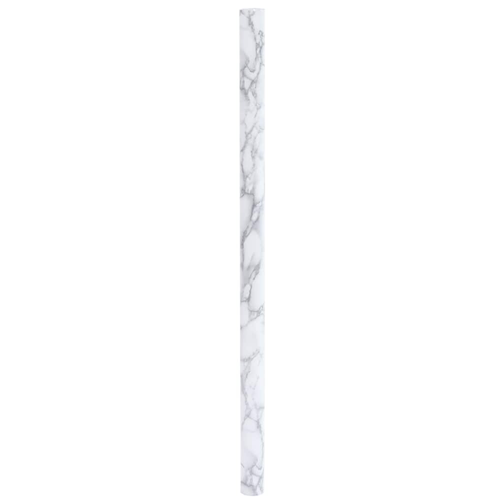 Möbelfolie Selbstklebend Marmorweiß 90x500 cm PVC