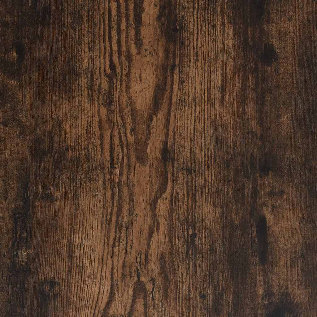 Bettgestell mit Kopfteil Räuchereiche 120x200 cm Holzwerkstoff