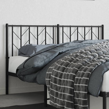 Ersatz-Kopfteil Metall Schwarz 150 cm