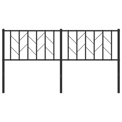 Ersatz-Kopfteil Metall Schwarz 160 cm