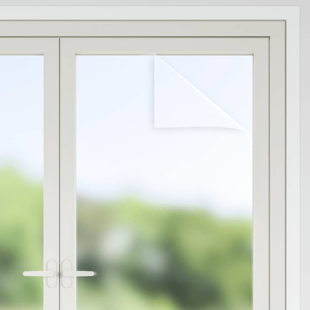 Fensterfolien 3 Stk. Statisch Mattgrau PVC