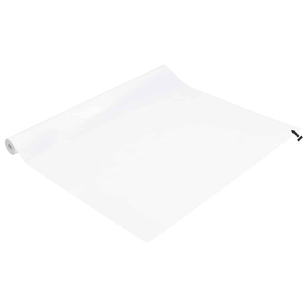 Fensterfolien 3 Stk. Statisch Matt Weiß PVC