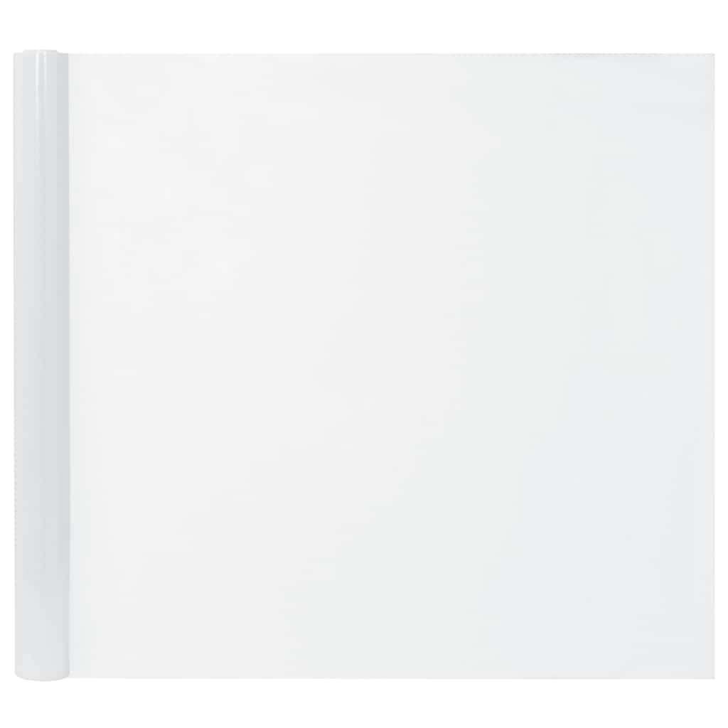 Fensterfolien 3 Stk. Statisch Matt Weiß PVC