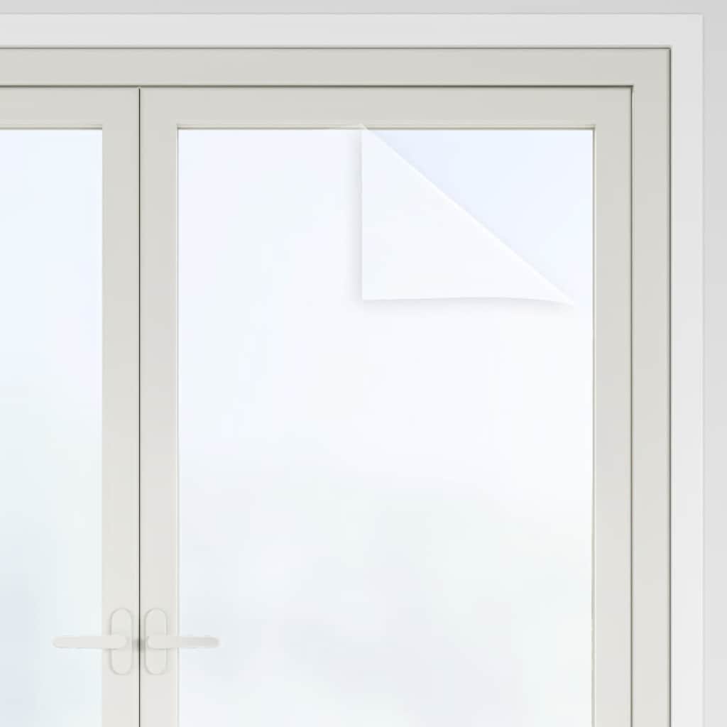 Fensterfolien 5 Stk. Statisch Matt Weiß PVC