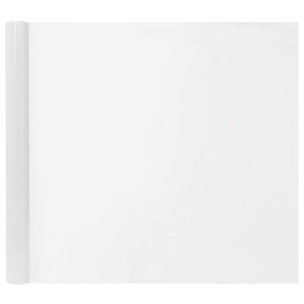 Fensterfolien 3 Stk. Statisch Matt Weiß PVC