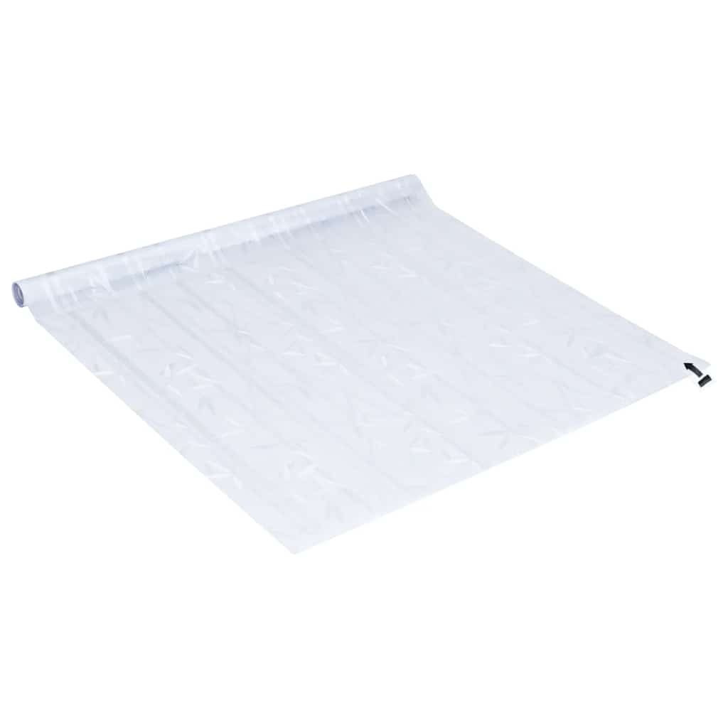 Fensterfolien 4 Stk. Matt Bambus-Muster PVC