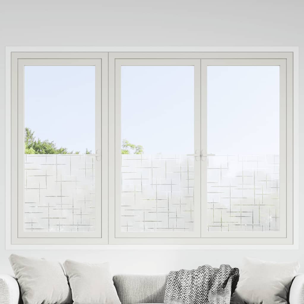 Fensterfolien 4 Stk. Matt Sternen-Muster PVC