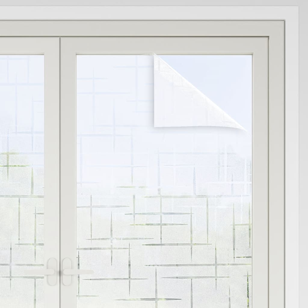 Fensterfolien 4 Stk. Matt Sternen-Muster PVC