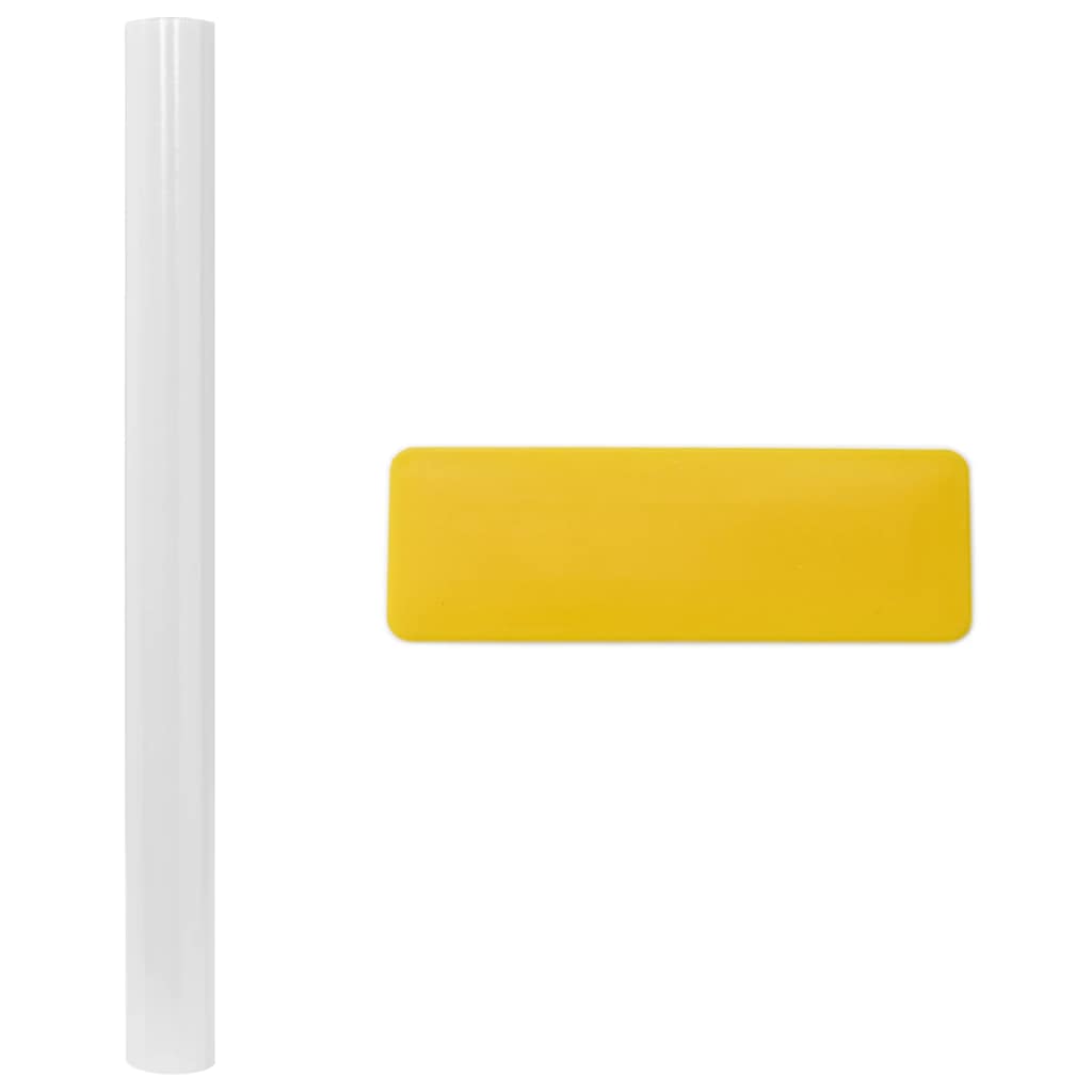 Fensterfolien 2 Stk. Matt Streifenmuster PVC