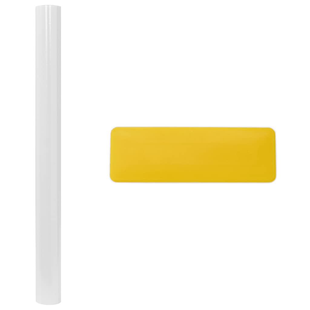 Fensterfolien 2 Stk. Matt Streifenmuster PVC