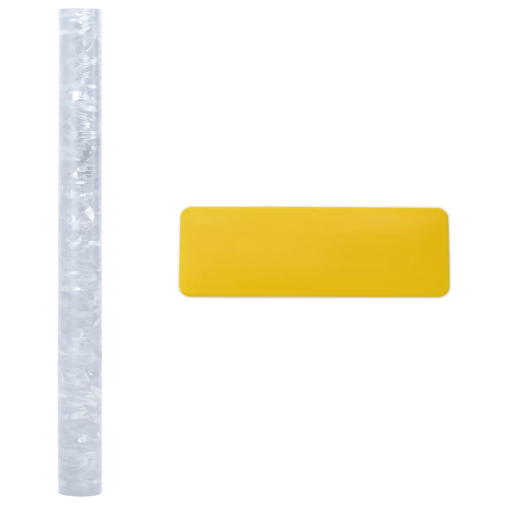 Fensterfolien 4 Stk. Mattes Blumenmuster PVC