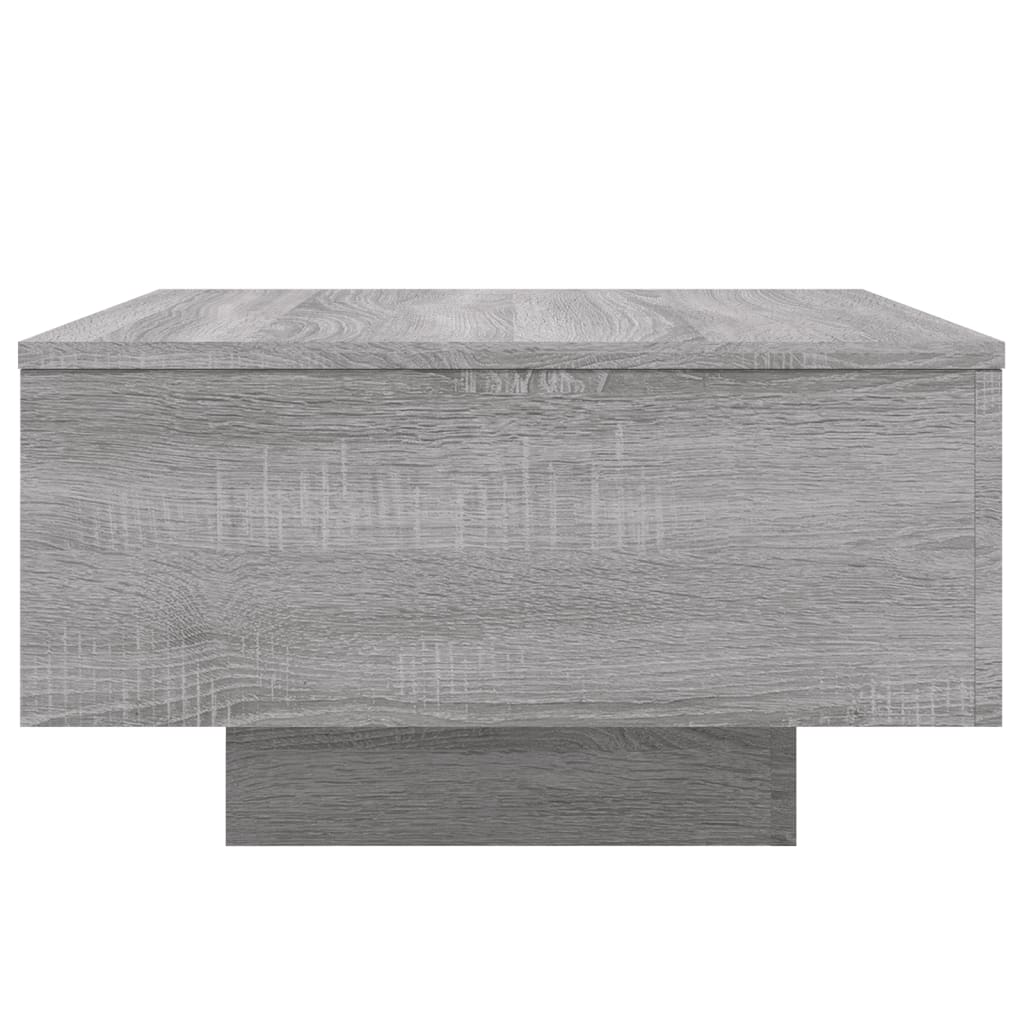 Table basse Sonoma grise 55x55x31 cm en bois