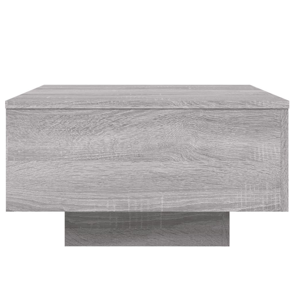Table basse Sonoma grise 55x55x31 cm en bois