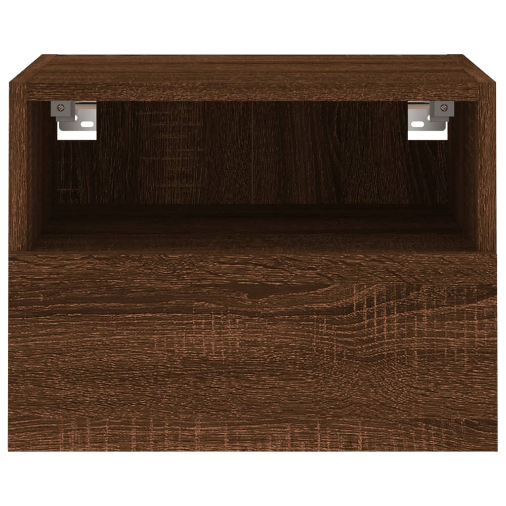 TV-Wandschrank Braun Eiche-Optik 40x30x30 cm Holzwerkstoff