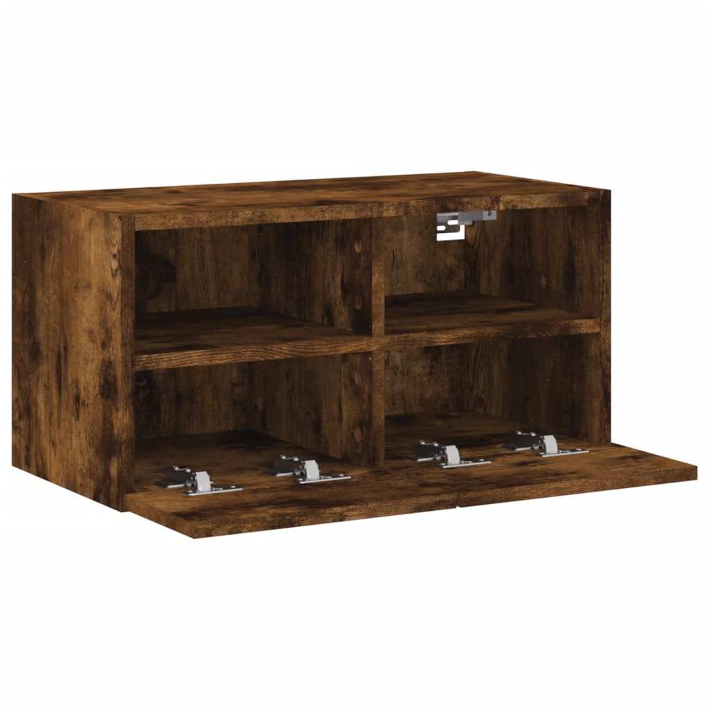 TV-Wandschrank Räuchereiche 60x30x30 cm Holzwerkstoff